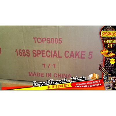 Kembang Api Cake TOP Special Cake 5 168s 1,5" [ Mix Fan]