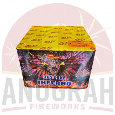 Kembang Api Cake Inferno 36s 0,8"